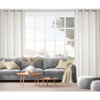 Kép 3/9 - Aleta zsenília sötétítő függöny Világosbézs 135x250 cm 7