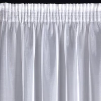 Kép 6/10 - Alia fényes szállal átszőtt fényáteresztő függöny Fehér 140x270 cm