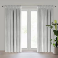 Kép 1/10 - Alita bársony sötétítő függöny Ezüst 85x250 cm