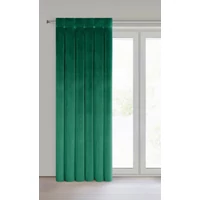 Kép 3/10 - Alita bársony sötétítő függöny Sötétzöld 85x250 cm 1