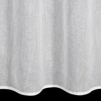 Kép 8/9 - Amira fényes szállal átszőtt fényáteresztő függöny Fehér 140x250 cm 5