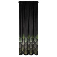 Kép 6/11 - Angelina bársony sötétítő függöny Fekete 140x270 cm 3