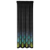 Kép 6/11 - Angelina bársony sötétítő függöny Fekete 140x270 cm 3