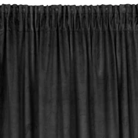 Kép 8/11 - Angelina bársony sötétítő függöny Fekete 140x270 cm 4