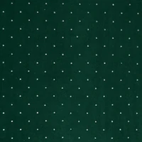 Kép 8/9 - Ariadna apró kövekkel díszített bársony függöny Sötétzöld 140x250 cm 4