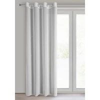 Kép 4/9 - Ariadna apró kövekkel díszített függöny sifon szövetből Fehér 140x250 cm 1