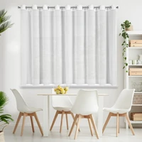 Kép 1/8 - Arleta függöny finom fényű sifon szövetből Fehér 295x160 cm