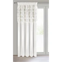 Kép 3/10 - Aura fodros dekor függöny Fehér 140x270 cm 1