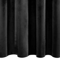Kép 11/11 - Aura fodros dekor függöny Fekete 140x270 cm 5
