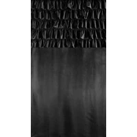 Kép 8/11 - Aura fodros dekor függöny Fekete 140x270 cm 9