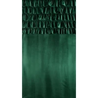 Kép 7/11 - Aura fodros dekor függöny Sötétzöld 140x270 cm 9