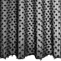 Kép 2/10 - Aurelia Eva Minge függöny Fekete 135x250 cm 6