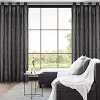 Kép 5/11 - Aurora Eva Minge függöny Fekete 140x250 cm 8