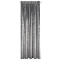 Kép 5/11 - Avena bársony sötétítő függöny Acélszürke 135x270 cm 2