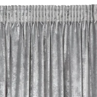 Kép 7/11 - Avena bársony sötétítő függöny Acélszürke 135x270 cm 3