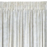 Kép 8/11 - Avena bársony sötétítő függöny Fehér 135x270 cm 3