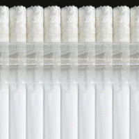 Kép 5/11 - Avena bársony sötétítő függöny Fehér 135x270 cm 8