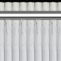 Kép 7/11 - Avena bársony sötétítő függöny Fehér 135x270 cm 9