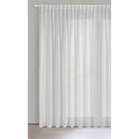 Kép 2/11 - Belissa fényáteresztő függöny mennyezeti sínhez Fehér 300x300 cm 1