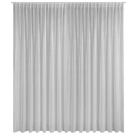 Kép 3/11 - Belissa fényáteresztő függöny mennyezeti sínhez Fehér 300x300 cm 2