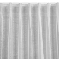 Kép 4/11 - Belissa fényáteresztő függöny mennyezeti sínhez Fehér 300x300 cm 3