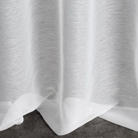 Kép 6/11 - Belissa fényáteresztő függöny mennyezeti sínhez Fehér 300x300 cm 6