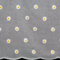 Kép 4/6 - Bellis fényáteresztő függöny Fehér 350x145 cm 3