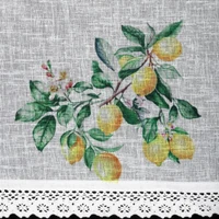 Kép 6/7 - Cloe vitrázs függöny Fehér 30x150 cm 4