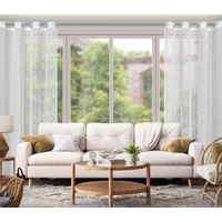 Kép 3/9 - Cyntia fényáteresztő függöny Fehér 140x250 cm 7