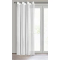 Kép 2/10 - Dalia függöny matt sifon szövetből Fehér 140x250 cm 1