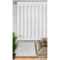 Kép 3/10 - Dalia függöny matt sifon szövetből Fehér 350x150 cm 1