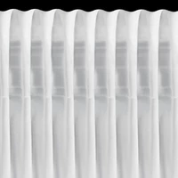Kép 7/10 - Dalia függöny matt sifon szövetből Fehér 350x150 cm 3