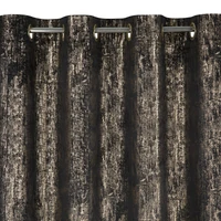 Kép 7/9 - Dara bársony sötétítő függöny Fekete 140x250 cm 3