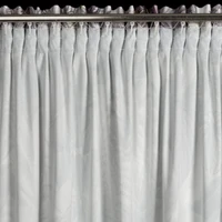Kép 3/11 - Davos bársony sötétítő függöny Fehér 140x270 cm 7