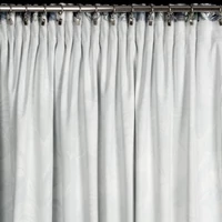 Kép 8/11 - Davos bársony sötétítő függöny Fehér 140x270 cm 7