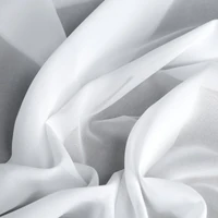 Kép 2/9 - Debra függöny sifon szövetből Fehér 400x250 cm 6
