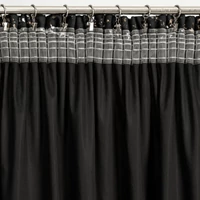 Kép 3/11 - Dori bársony sötétítő függöny Fekete 140x270 cm 7