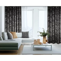 Kép 5/9 - Elise sötétítő függöny Fekete 140x250 cm 1