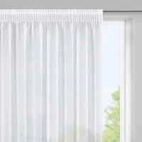 Kép 1/11 - Elpidia fényáteresztő függöny Fehér 350x150 cm