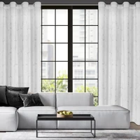 Kép 3/9 - Emili mintás dekor függöny Fehér 140x250 cm 7