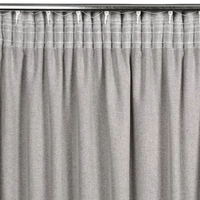 Kép 10/11 - Eris öko stílusú sötétítő függöny Sötét bézs 140x270 cm 9