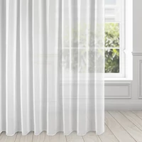 Kép 7/9 - Esel fényes mikrohálós fényáteresztő függöny Fehér 400x250 cm