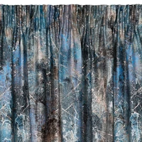 Kép 9/11 - Ester bársony sötétítő függöny Türkiz 140x270 cm 3