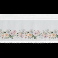 Kép 2/7 - Flowery vitrázs függöny Fehér 30x150 cm 6