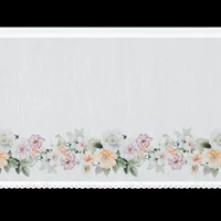 Kép 2/7 - Flowery vitrázs függöny Fehér 60x150 cm 6