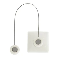 Kép 2/4 - Függönyelkötő mágnes 118 Fehér 2 cm 1
