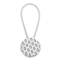 Kép 1/4 - Függönyelkötő mágnes 130 Ezüst 2 cm