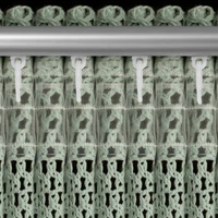 Kép 4/11 - Gabby fényáteresztő függöny Menta 140x270 cm 8