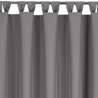 Kép 4/11 - Garden vízálló kerti függöny elkötővel Acélszürke 155x260 cm