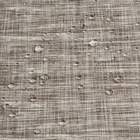 Kép 2/10 - Garden vízálló kerti függöny elkötővel Barna/krémszín 155x240 cm